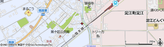 鳥取県米子市淀江町西原458周辺の地図
