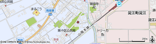 鳥取県米子市淀江町西原488周辺の地図
