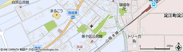 鳥取県米子市淀江町西原563周辺の地図