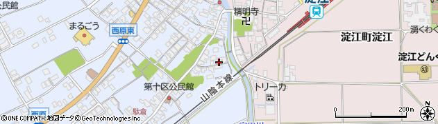 鳥取県米子市淀江町西原475周辺の地図