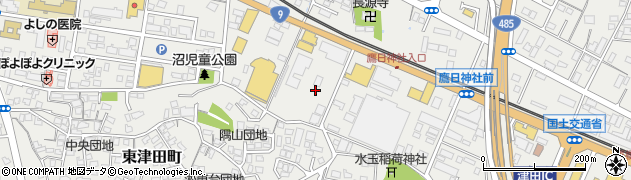 島根県松江市東津田町1233周辺の地図