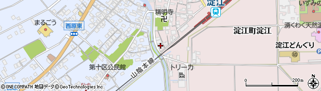 鳥取県米子市淀江町淀江219周辺の地図