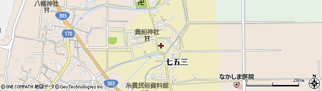 岐阜県本巣市七五三590周辺の地図