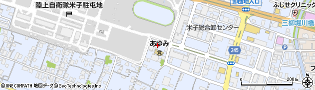 因伯通運米子支店周辺の地図