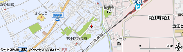 鳥取県米子市淀江町西原489周辺の地図