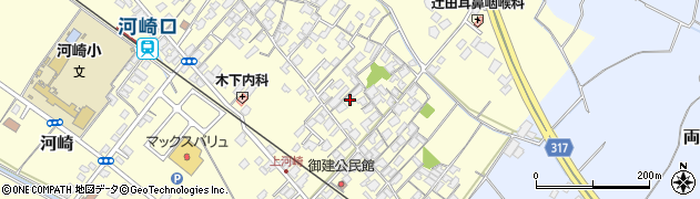 鳥取県米子市河崎周辺の地図