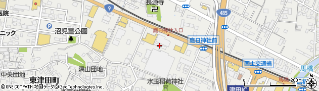 島根県松江市東津田町1243周辺の地図