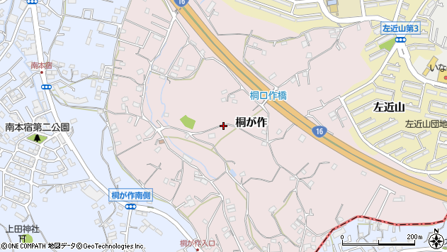 〒241-0832 神奈川県横浜市旭区桐が作の地図