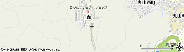 京都府舞鶴市森286周辺の地図