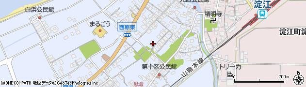 鳥取県米子市淀江町西原559周辺の地図