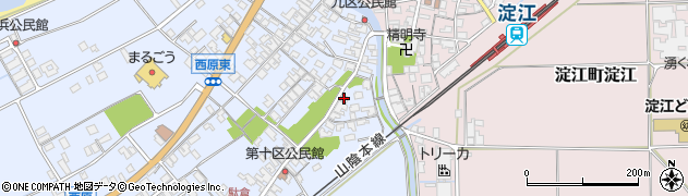 鳥取県米子市淀江町西原492周辺の地図