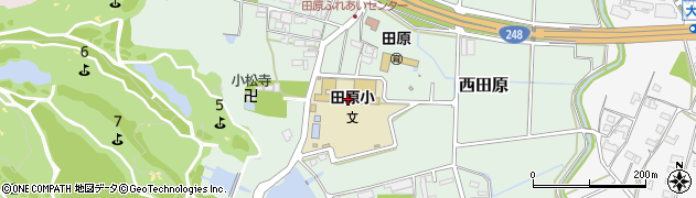 関市立田原小学校周辺の地図