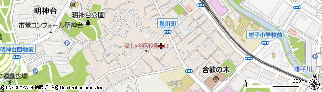 神奈川県横浜市保土ケ谷区星川1丁目12周辺の地図