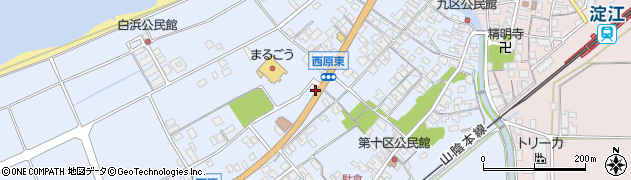 鳥取県米子市淀江町西原1154周辺の地図