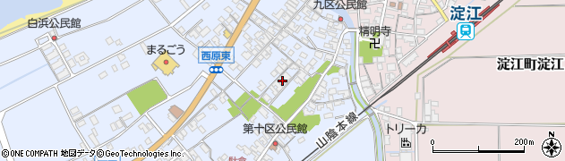 鳥取県米子市淀江町西原566周辺の地図