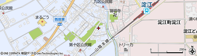 鳥取県米子市淀江町西原493周辺の地図