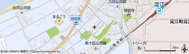 鳥取県米子市淀江町西原557周辺の地図