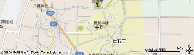 岐阜県本巣市七五三618周辺の地図