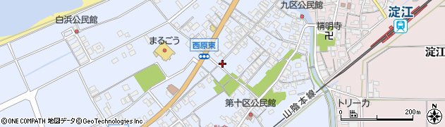 鳥取県米子市淀江町西原552周辺の地図