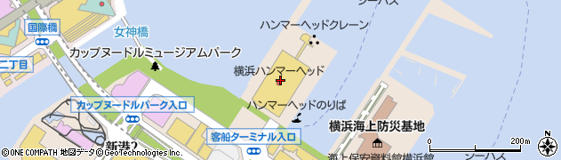 セブンイレブン横浜ハンマーヘッド店周辺の地図