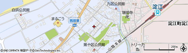 鳥取県米子市淀江町西原556周辺の地図