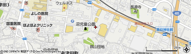 島根県松江市東津田町1222周辺の地図