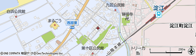 鳥取県米子市淀江町西原569周辺の地図
