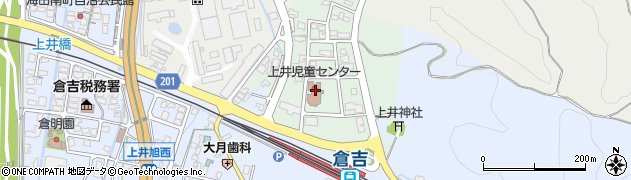 倉吉市立　上井児童センター周辺の地図