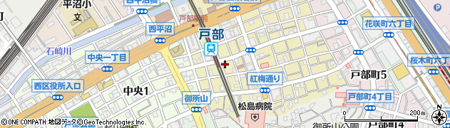 オクトワール横浜戸部周辺の地図