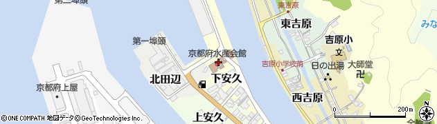 京都府漁協　購買課周辺の地図