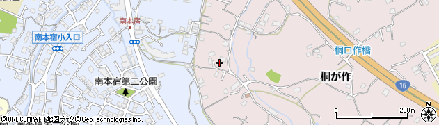神奈川県横浜市旭区桐が作1863周辺の地図