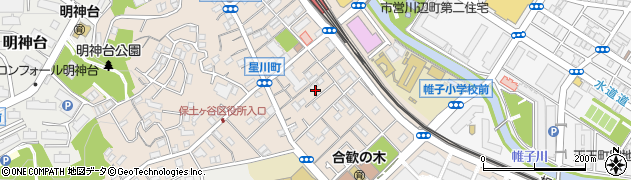 神奈川県横浜市保土ケ谷区星川1丁目9周辺の地図