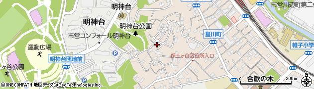 神奈川県横浜市保土ケ谷区星川1丁目21-20周辺の地図