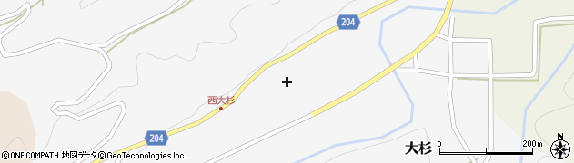 鳥取県東伯郡琴浦町大杉611周辺の地図