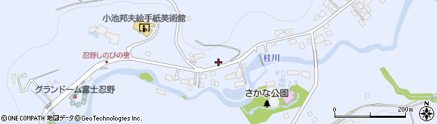 株式会社オスカー　忍野店周辺の地図