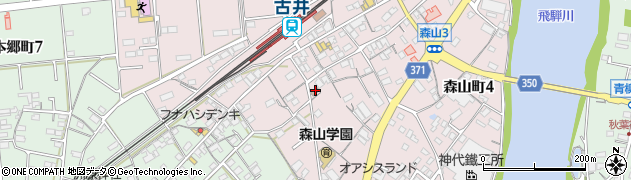 古井郵便局 ＡＴＭ周辺の地図