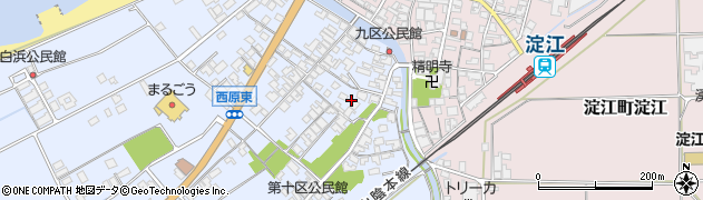 鳥取県米子市淀江町西原539周辺の地図