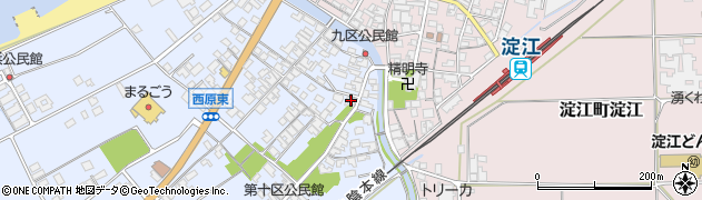 鳥取県米子市淀江町西原541周辺の地図