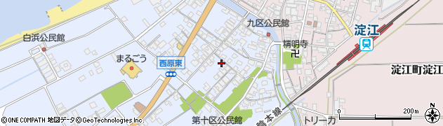 鳥取県米子市淀江町西原553周辺の地図