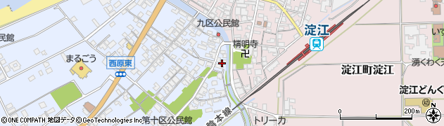 鳥取県米子市淀江町西原504周辺の地図