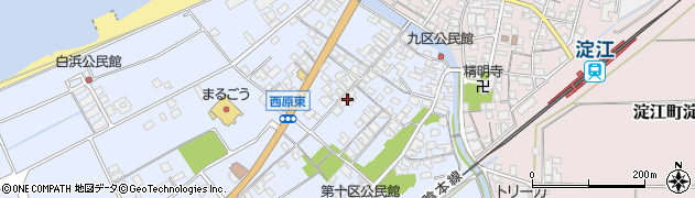 鳥取県米子市淀江町西原551周辺の地図