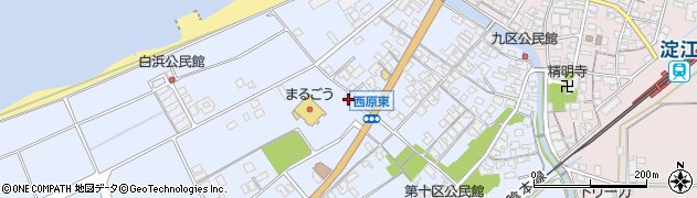 鳥取県米子市淀江町西原1297周辺の地図