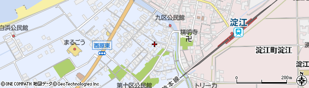鳥取県米子市淀江町西原540周辺の地図
