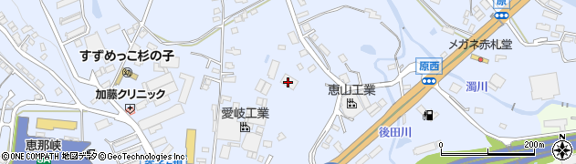 東濃鉄道株式会社　恵那営業所周辺の地図