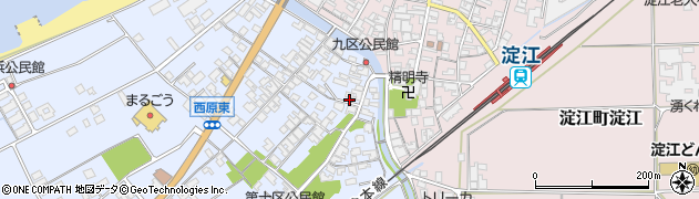 鳥取県米子市淀江町西原528周辺の地図