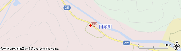 兵庫県豊岡市日高町羽尻352周辺の地図