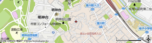 神奈川県横浜市保土ケ谷区星川1丁目22周辺の地図