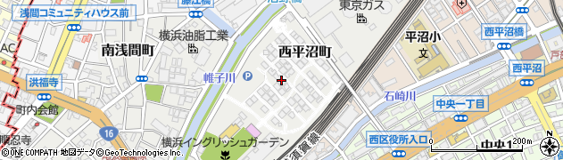 神奈川県横浜市西区西平沼町周辺の地図
