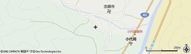 兵庫県美方郡香美町小代区大谷626周辺の地図