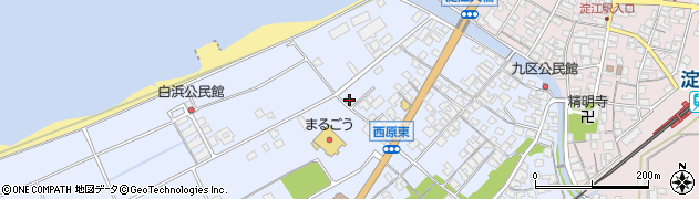 鳥取県米子市淀江町西原1327-48周辺の地図